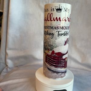 20 oz Skinny Tumble This is my Hallmark Christmas Watching Tumbler
